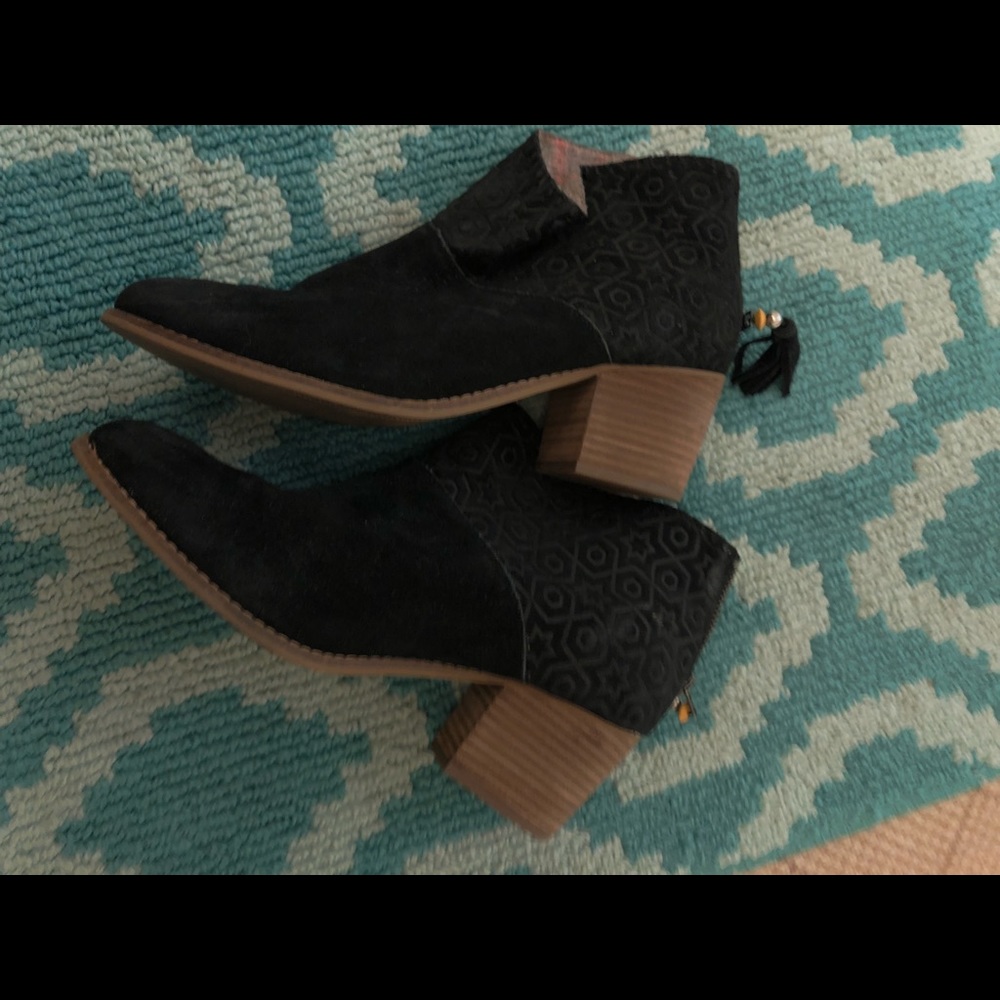 Toms Black Leila Bootie